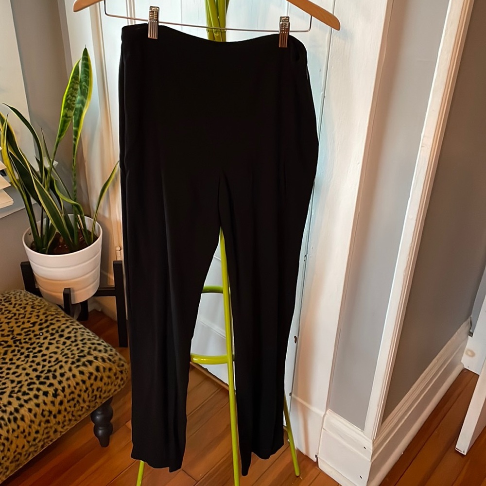 Giorgio Armani Sz 40 (6) black dress trousers